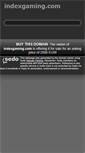 Mobile Screenshot of indexgaming.com